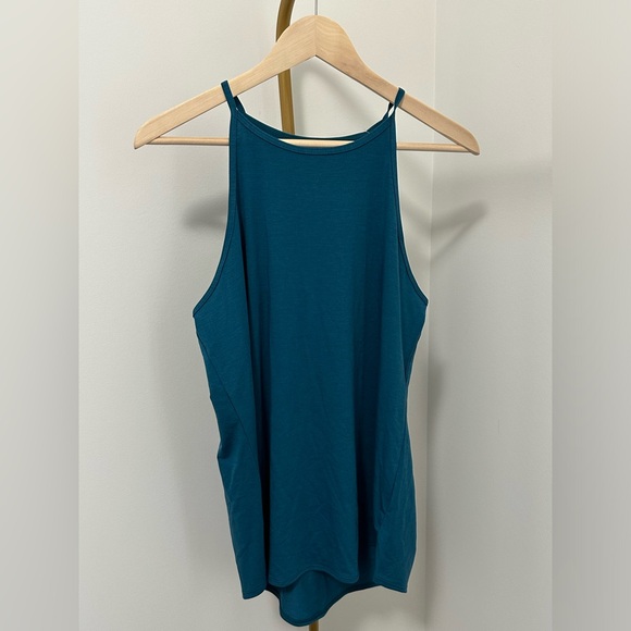 Halter Hip-Length High Neck Tank - Picture 4 of 7